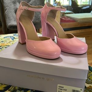 Bubbly gum pink Madden Girl platform Mary Jane